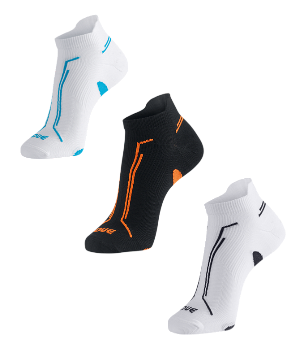 Meia Sapatilha de Compressão Masculina - 1 kit com 2 pares sortidos