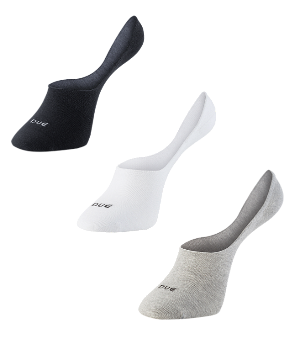 Meia Micro Invisível Masculina - 1 kit com 2 pares sortidos