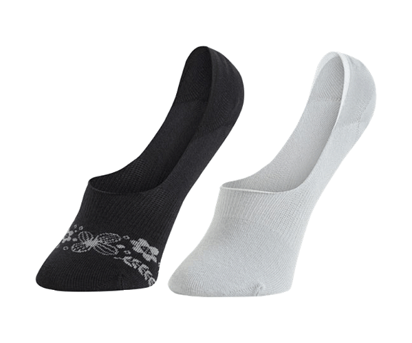 Meia Micro Invisível Feminina - 1 kit com 2 pares sortidos