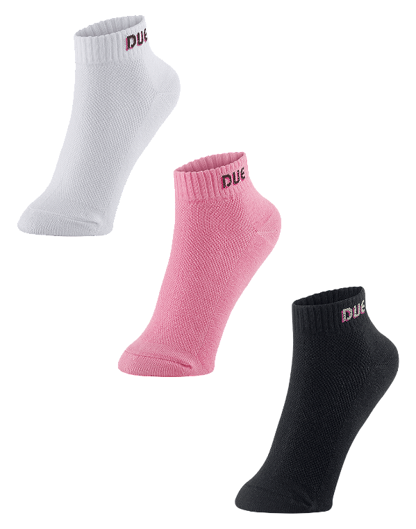 Meia Soquete Pró Feminina - 1 kit com 2 pares sortidos