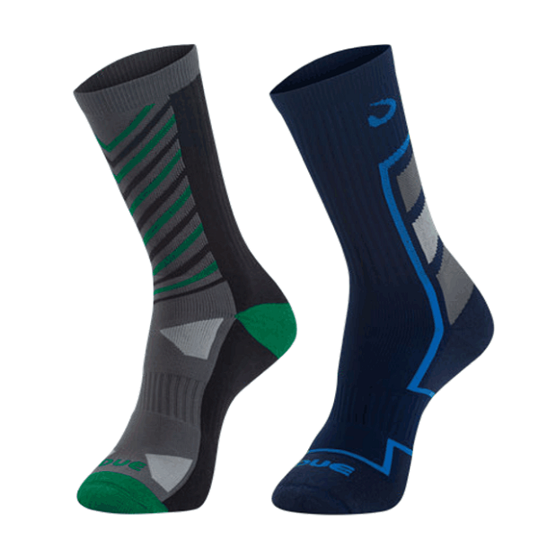 Meia Performance Cano Longo Calça 39 ao 43 - Kit com 2 pares