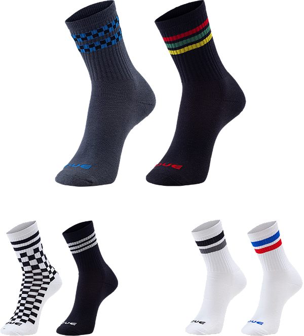 Meia Canelada Old School 39 ao 43 - Kit com 02 pares