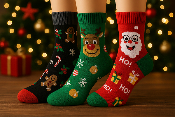 Meias Natal Infantil