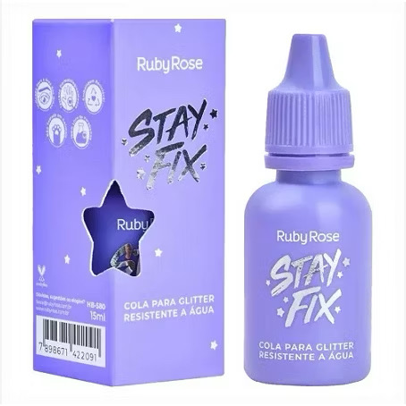Cola para Glitter Resistente à Água Stay Fix - Ruby Rose