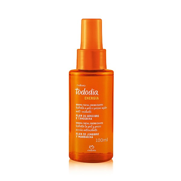 Bruma Facial Energizante Tododia Flor de Gengibre e Tangerina - Natura
