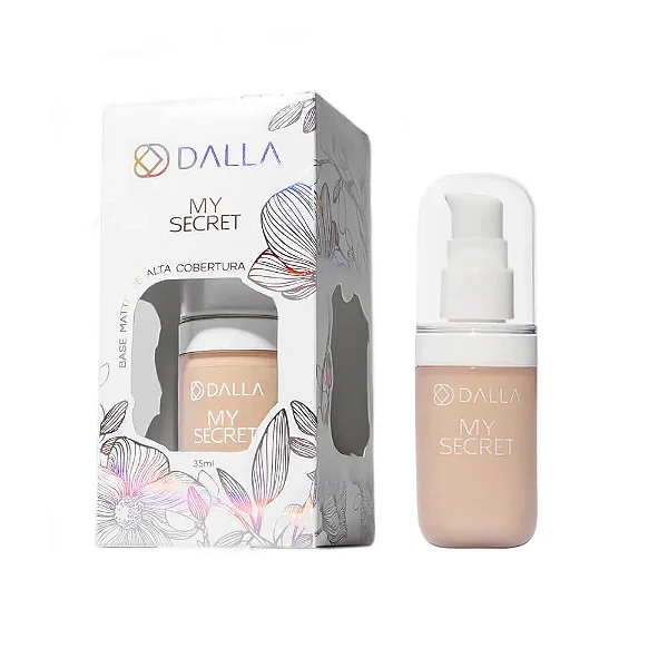 Base de Alta Cobertura MySecret - Dalla Makeup
