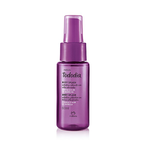 Body Splash Tododia Ameixa e Flor de Baunilha 60ml - Natura