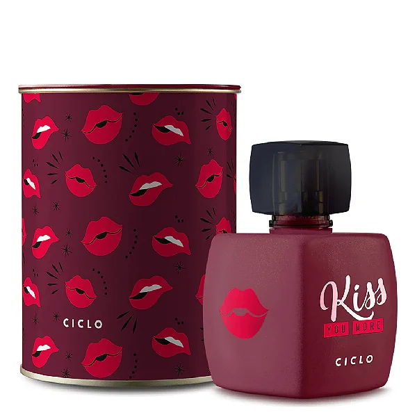 Deo Colônia Kiss You More Lata 100ml - Ciclo