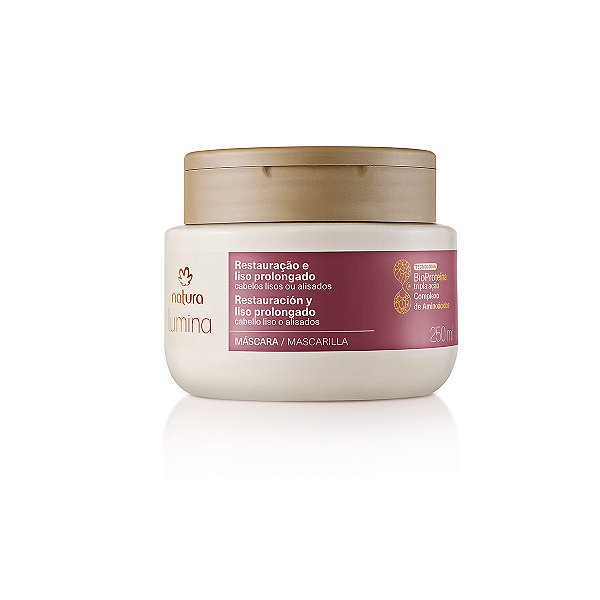 Máscara Lumina Restauração e Liso Prolongado 250ml - Natura