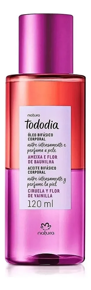 Óleo Bifásico Corporal Tododia Ameixa e Flor de Baunilha - Natura