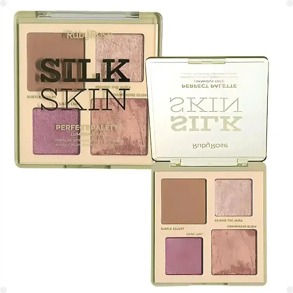 Paleta Multifuncional Luminous Face Silk Skin - Ruby Rose