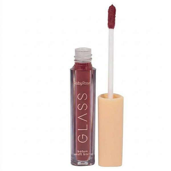 Batom Líquido Soft Blur Glass - Ruby Rose