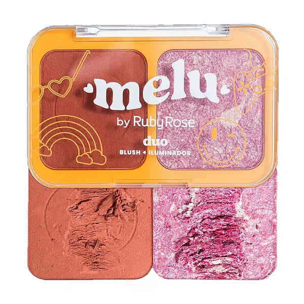 Duo Blush + Iluminador - Melu