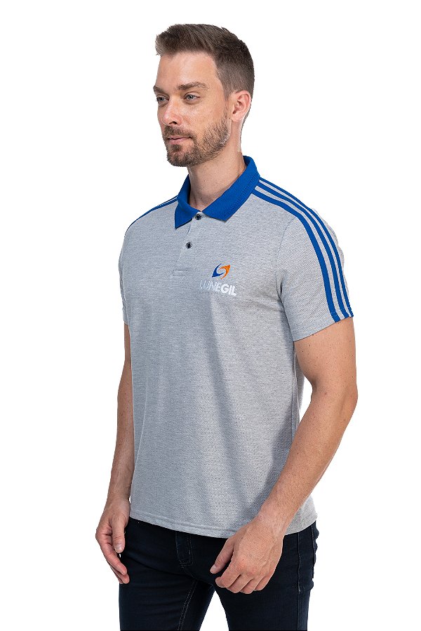 Polo com Recortes Mangas