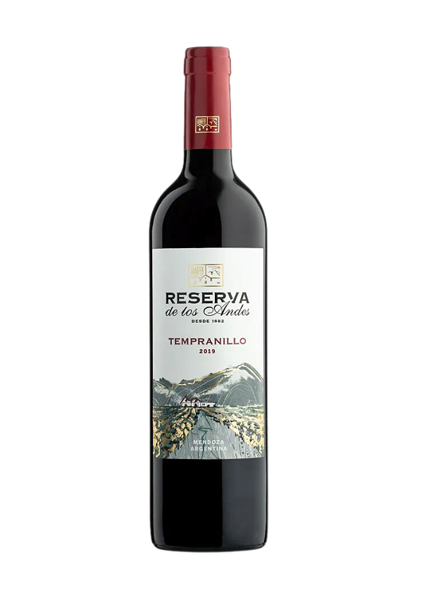 Vinho Tinto Argentino- Reserva de Los Andes Tempranillo 750ml