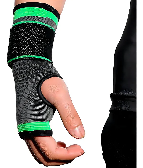 Tensor para Pulso Munhequeira De Alta Compressão Ajustável Punho Tala