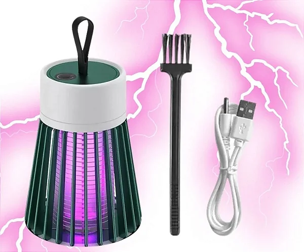 Luminária Repelente Mata Mosquito Led Uv Elétrico Pernilongo Insetos 110v/220v
