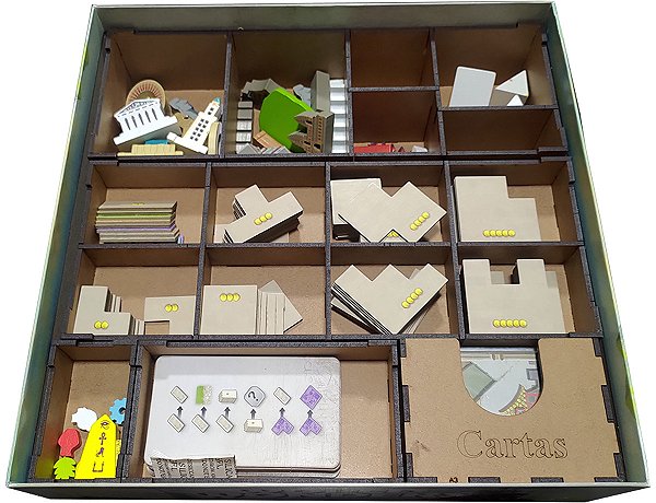 Organizador (INSERT MDF) para World Wonders