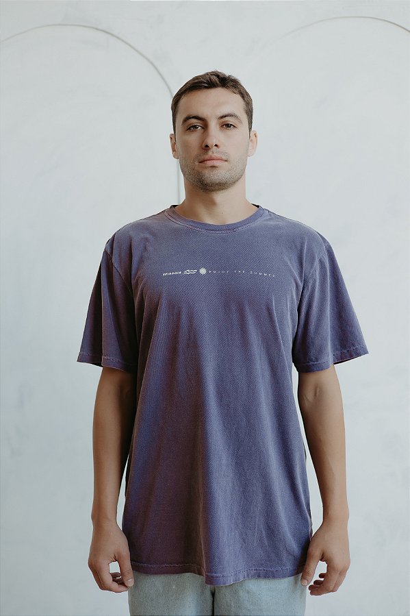 Camiseta Summer Roxa Estonada