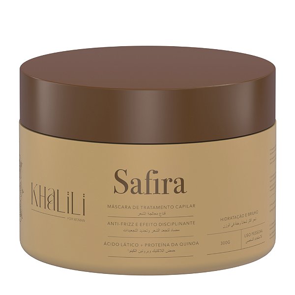 Máscara de Tratamento Capilar Safira 300g | Khalili For Woman