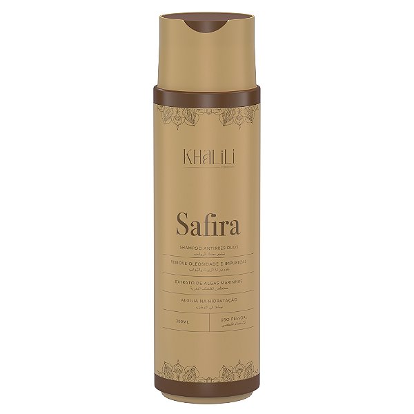 Shampoo Antirresíduos Safira 300ml | Khalili For Woman