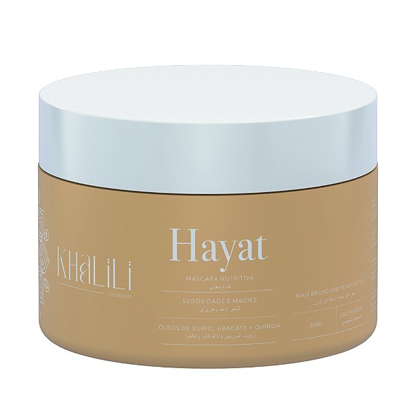 Máscara Nutritiva Hayat 300g | Khalili For Woman