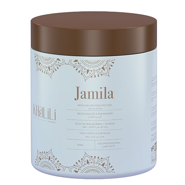 Máscara Reconstrutora Jamila 500g | Khalili For Woman