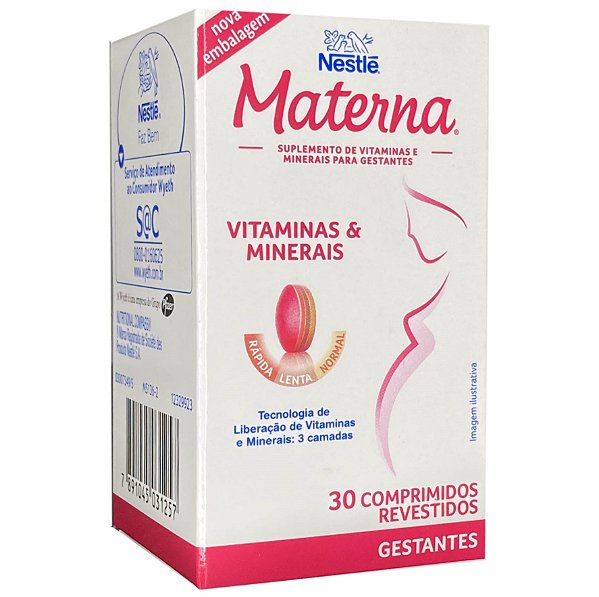 NESTLÉ MATERNA 30 COMPRIMIDOS