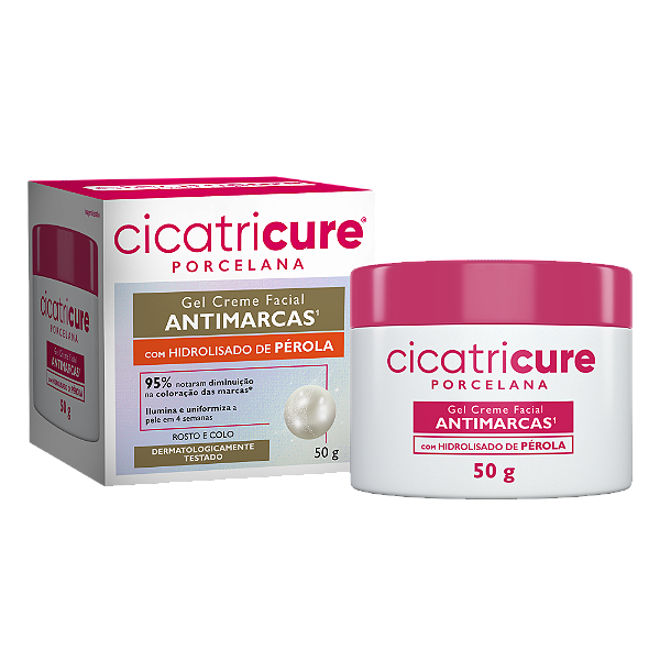 CREME FACIAL CICATRICURE PORCELANA 50G