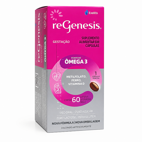 Suplemento Gestacional Regenesis Basic 60 Cápsulas - Exeltis