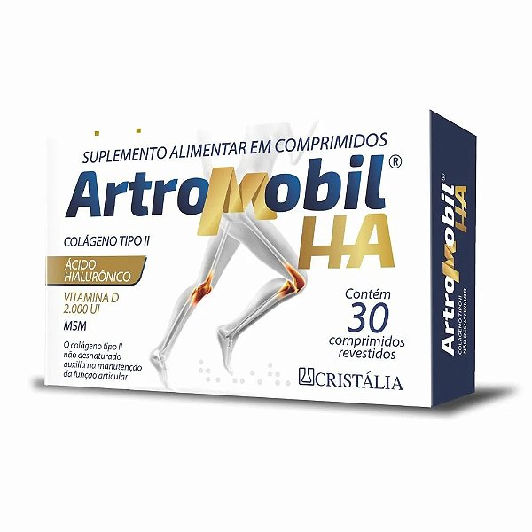 ARTROMOBIL HA COLAGENO TIPO 2 MSM E ACIDO HIALURÔNICO 30 CAPS