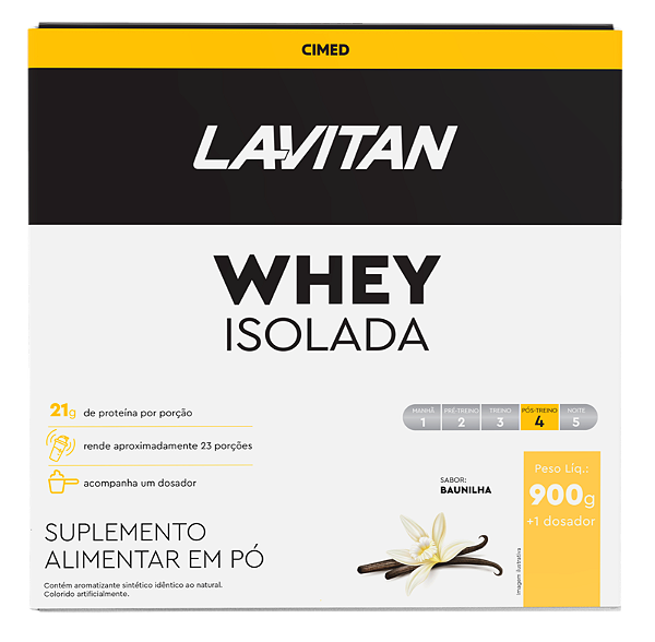 LAVITAN WHEY ISOLADA - SABOR BAUNILHA