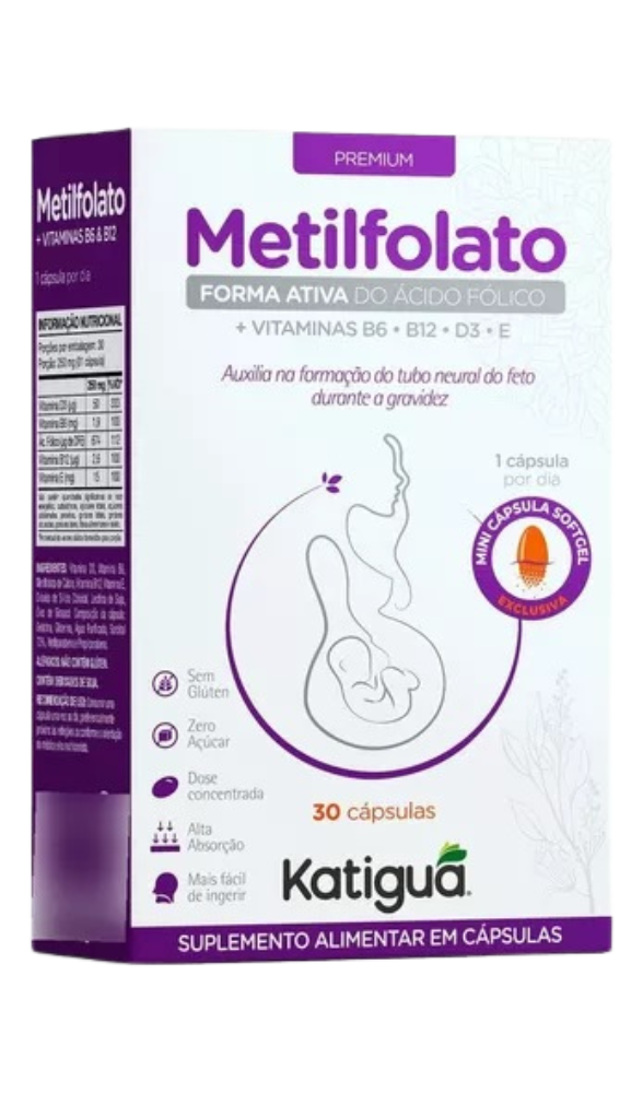 METILFOLATO KATIGUÁ 30 CÁSULAS