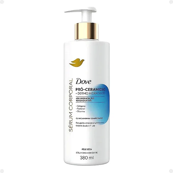 HIDRATANTE E SERUM CORPORAL DOVE PRO CERAMIDAS 380ML