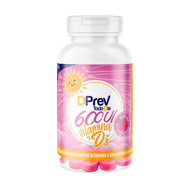 VITMINA D DPreV TODO DIA KIDS 600UI GOMAS SABOR FRANBOESA