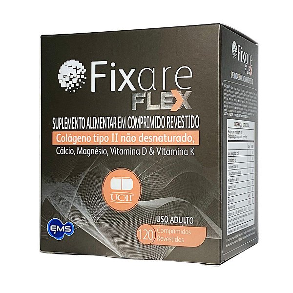 FIXARE FLEX CALCIO MKD E COLAGENO TIPO II 120 COMPRIMIDOS