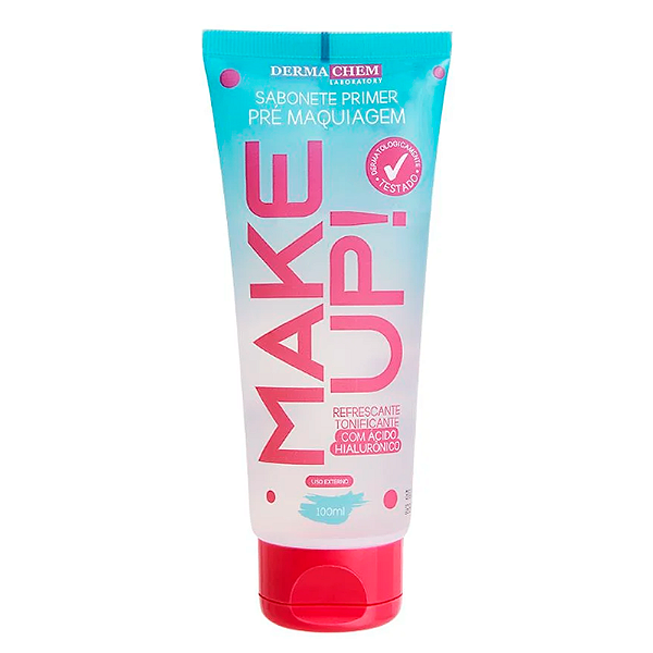 Sabonete Primer Pré Maquiagem Ácido Hialurônico 100ml - Dermachem