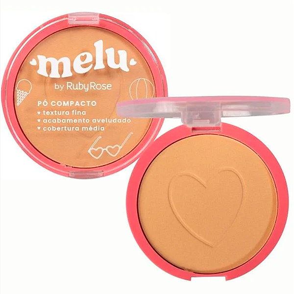 Pó Compacto (cor MC60) - Melu by Ruby Rose