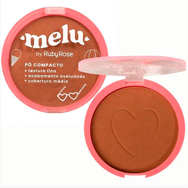 Pó Compacto (cor E160) - Melu by Ruby Rose