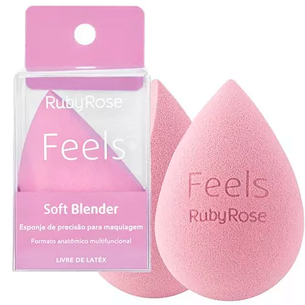 Esponja Para Maquiagem Soft Blender Feels - Ruby Rose