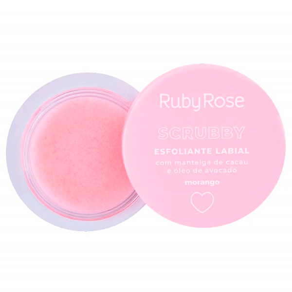 Esfoliante Labial Scrubby Morango - Ruby Rose