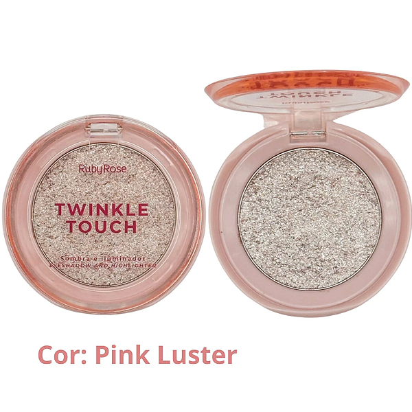 Sombra e Iluminador Twinkle Touch (COR Pink Luster) - Ruby Rose
