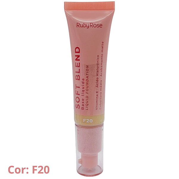 Base Líquida Soft Blend (COR F20) - Ruby Rose