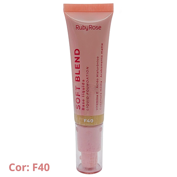 Base Líquida Soft Blend (COR F40) - Ruby Rose