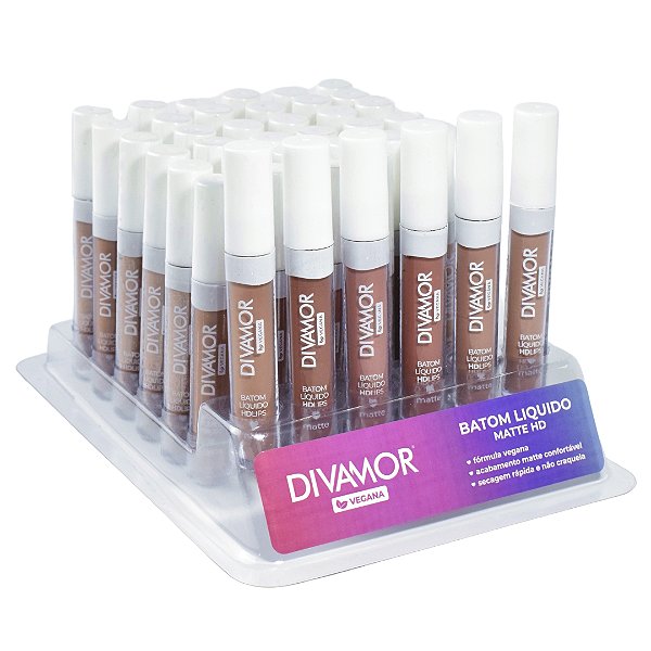 BOX Batom Liq Matte HD Tons Nudes