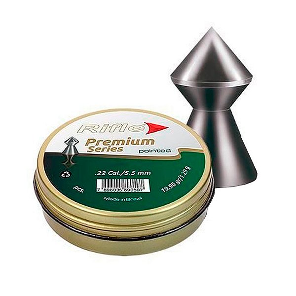 Chumbinho Rifle Premium Series Pointed 5.5mm 125un