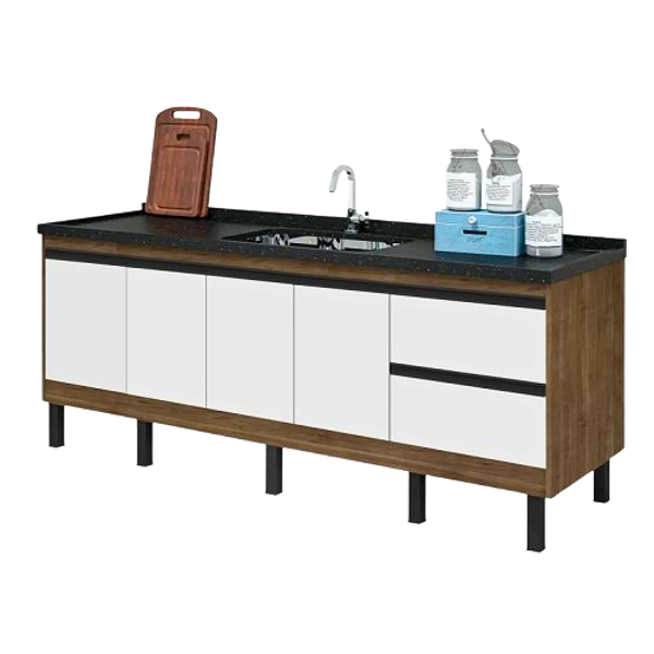 Armário de Cozinha Karina para pia de 1,8m MM gabinetes