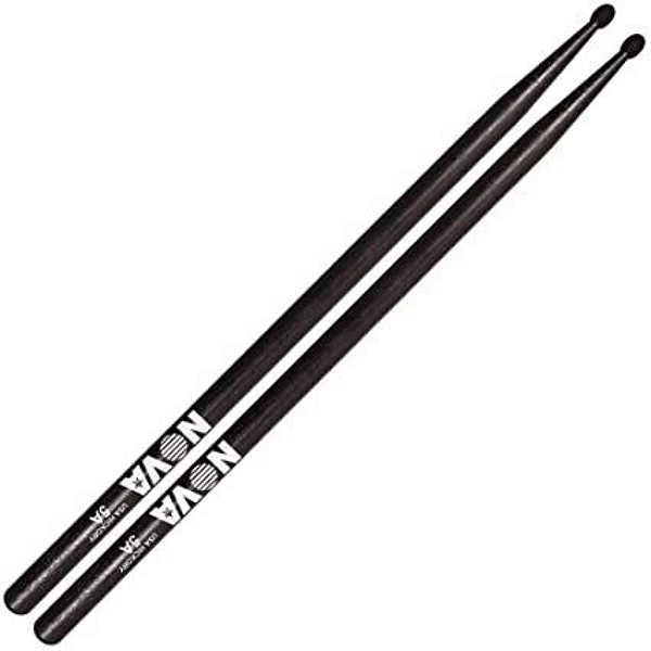 Baqueta Nova Preta 5a Ponta De Madeira N5ab Vic Firth