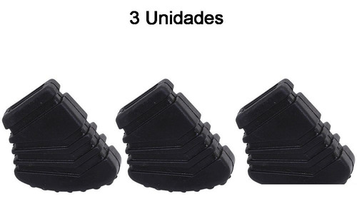 Base Emborrachada 3 Peças Para Estante De Prato De Bateria