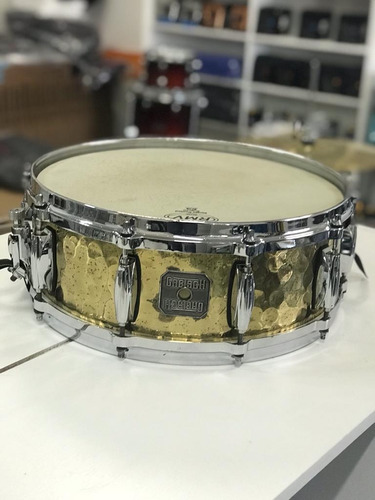 Caixa De Bateria Gretsch Hammered Brass 14x5